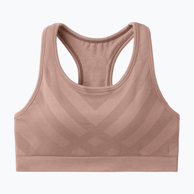 Biustonosz termoaktywny Smartwool Seamless Racerback sandstone