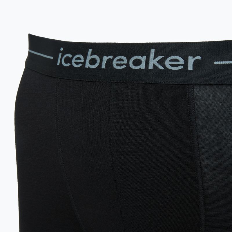 Bokserki termoaktywne męskie icebreaker Anatomica black 3