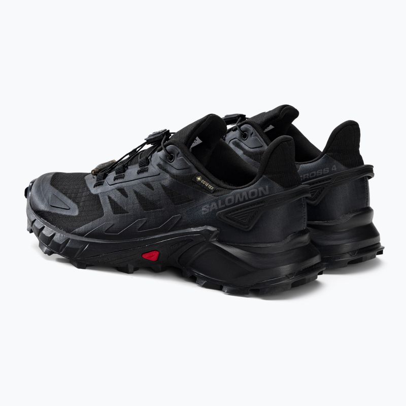 Buty do biegania damskie Salomon Supercross 4 GTX black 3
