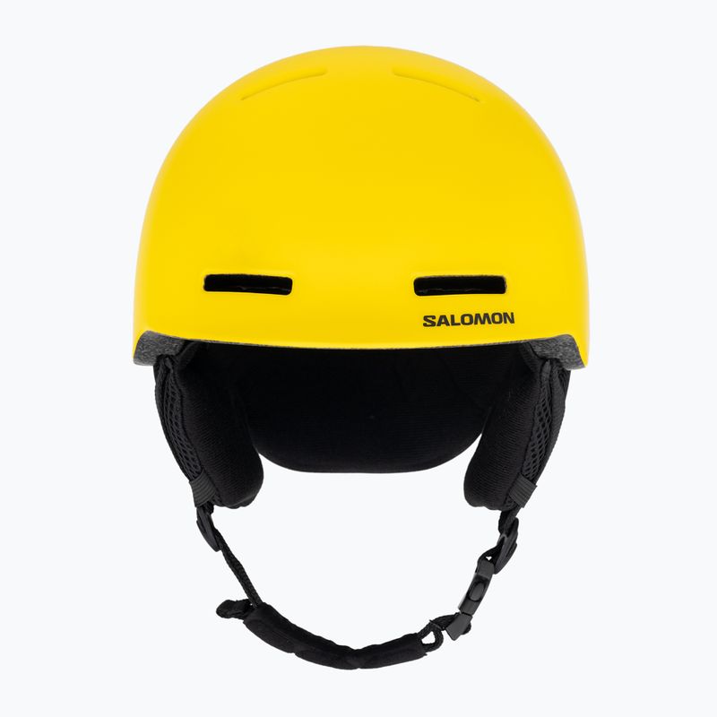 Kask narciarski dziecięcy Salomon Orka Jr vibrant yellow 2