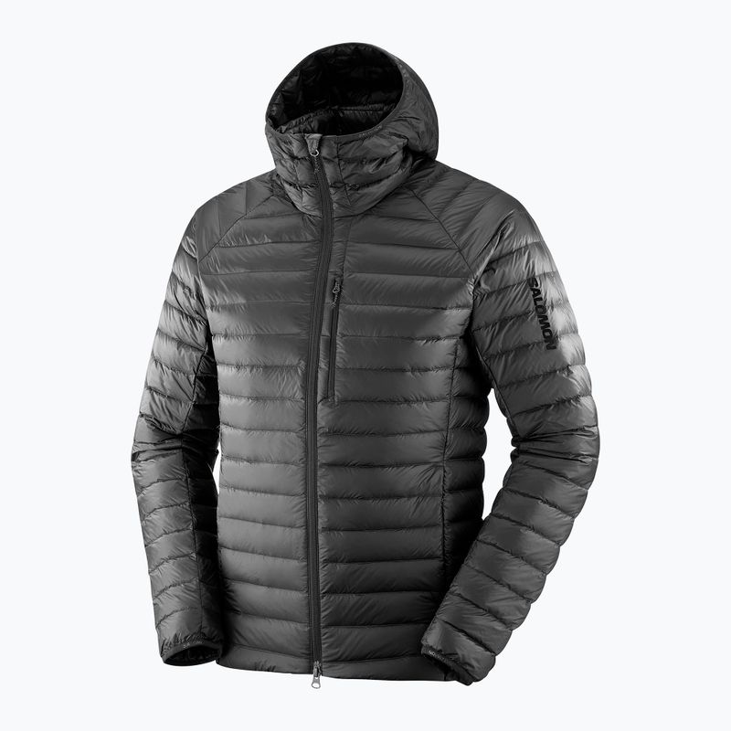 Kurtka puchowa męska Salomon Elixir Micro Down Hoodie deep black 5