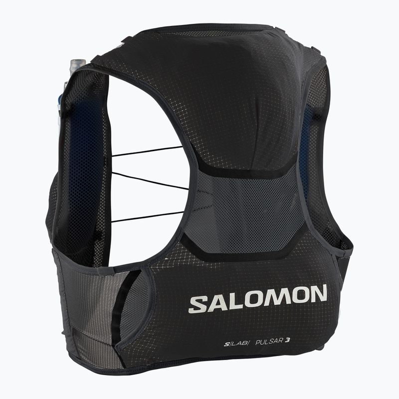 Kamizelka do biegania Salomon S/Lab Pulsar with 3 Flasks black/white 2