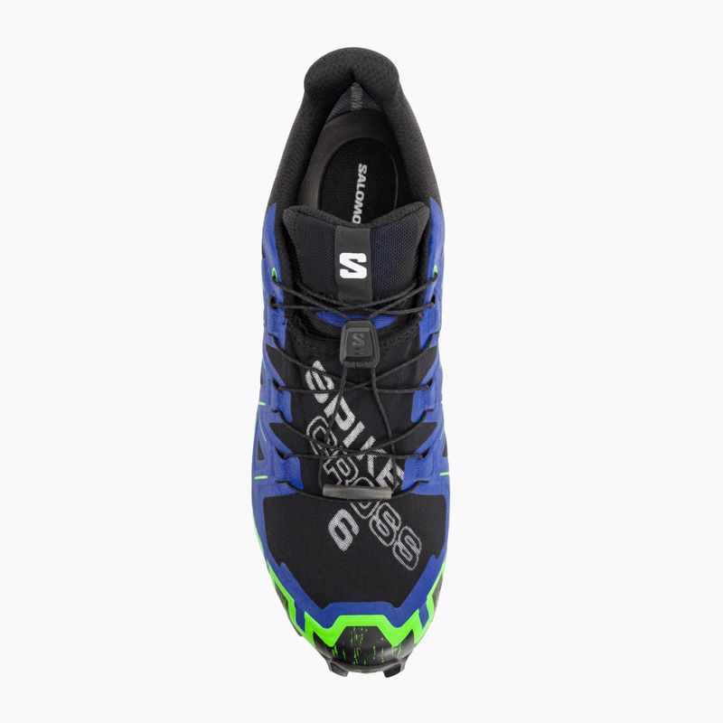 Buty do biegania męskie Salomon Spikecross 6 GTX black/surf the web/green gecko 6