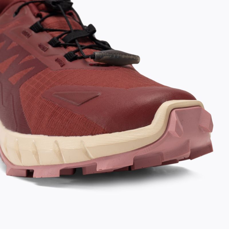 Buty do biegania damskie Salomon Supercross 4 GTX cow hide/syrah/blush 9