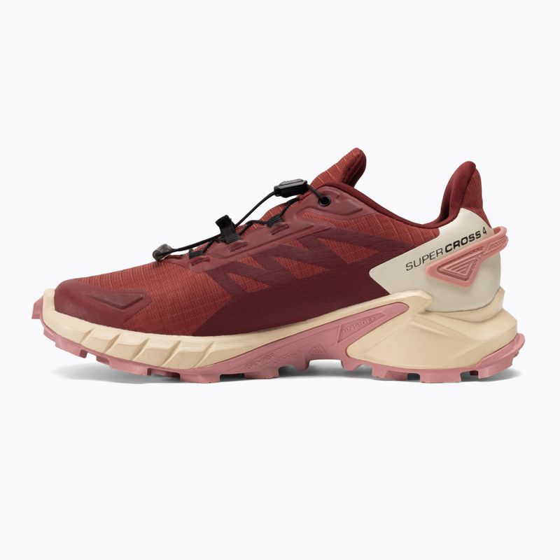 Buty do biegania damskie Salomon Supercross 4 GTX cow hide/syrah/blush 12
