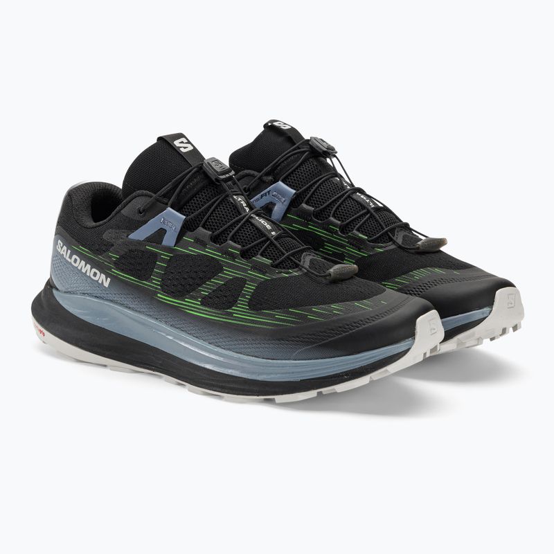 Buty do biegania męskie Salomon Ultra Glide 2 black/flint stone/green gecko 7