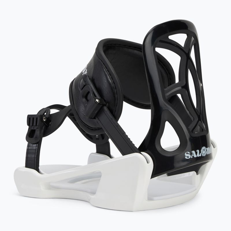 Wiązania snowboardowe dziecięce Salomon Goodtime XS black/white 4