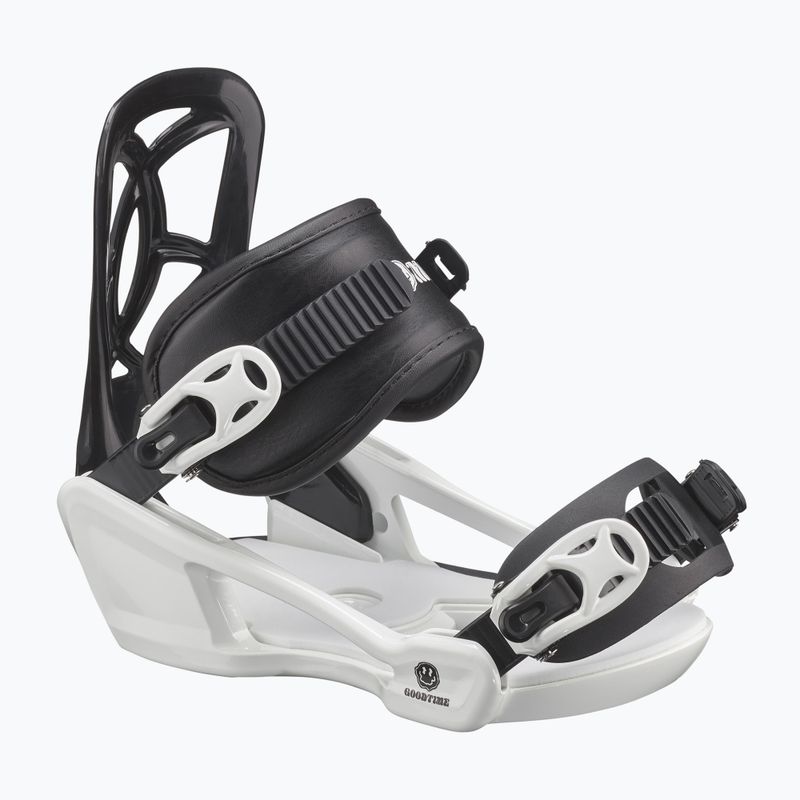 Wiązania snowboardowe dziecięce Salomon Goodtime XS black/white 5