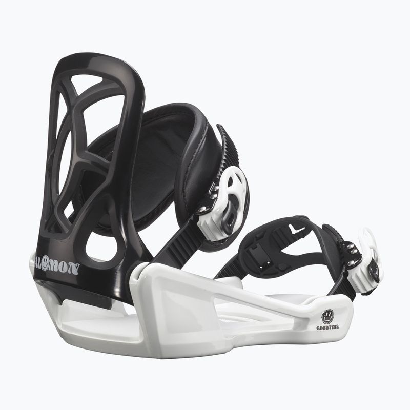 Wiązania snowboardowe dziecięce Salomon Goodtime XS black/white 6
