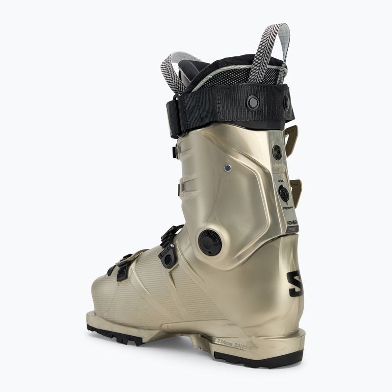 Buty narciarskie damskie Salomon S/Pro Alpha 100 W GW light bronze met./black/black 2