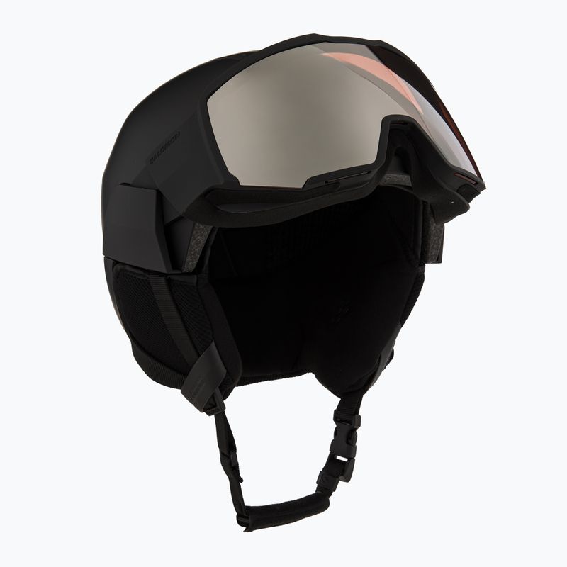 Kask narciarski Salomon Osmo black/flash tonic orange 10