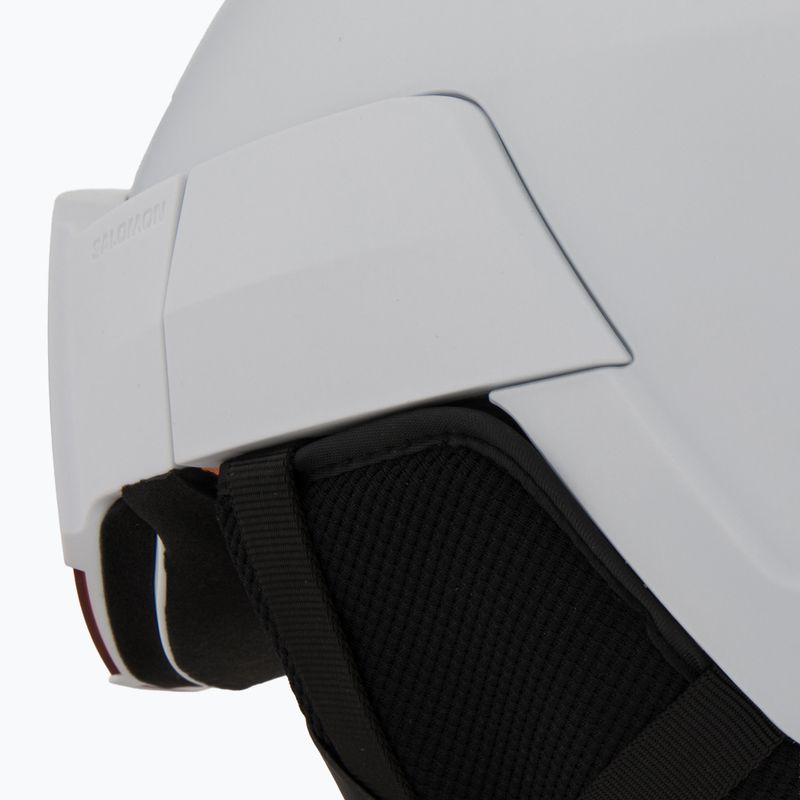 Kask narciarski Salomon Osmo white/flash tonic orange 8