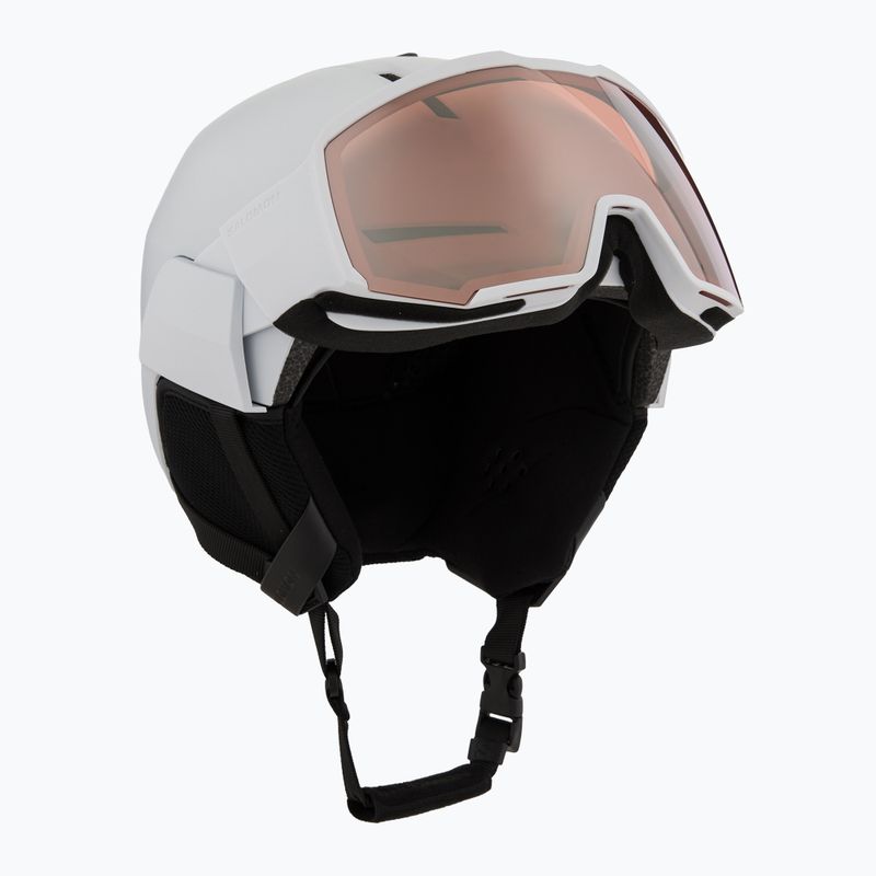 Kask narciarski Salomon Osmo white/flash tonic orange 10