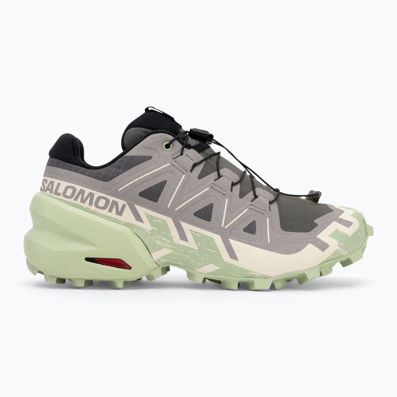 Buty do biegania damskie Salomon Speedcross 6 castlerock/vanilla ice/smoke green 2