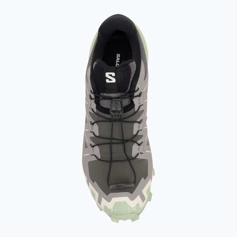 Buty do biegania damskie Salomon Speedcross 6 castlerock/vanilla ice/smoke green 5