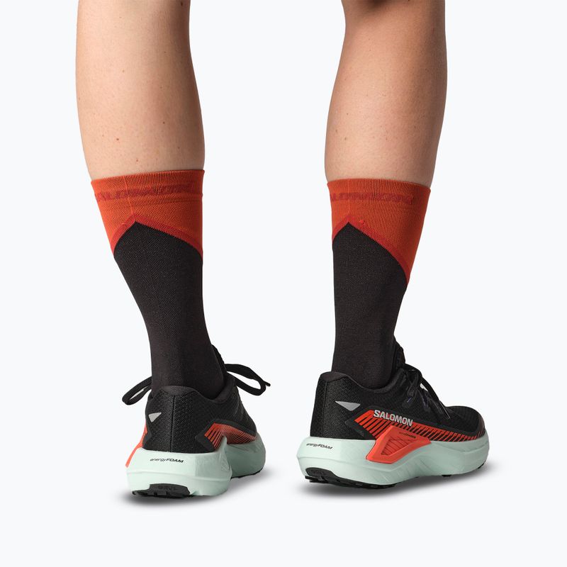 Buty do biegania damskie Salomon Drx Defy GRVL black/cherry tomato/bay 9