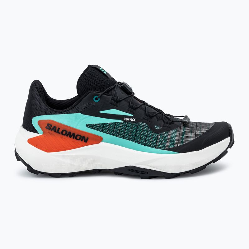 Buty do biegania męskie Salomon Genesis bay/electric green/cherry tomato 2