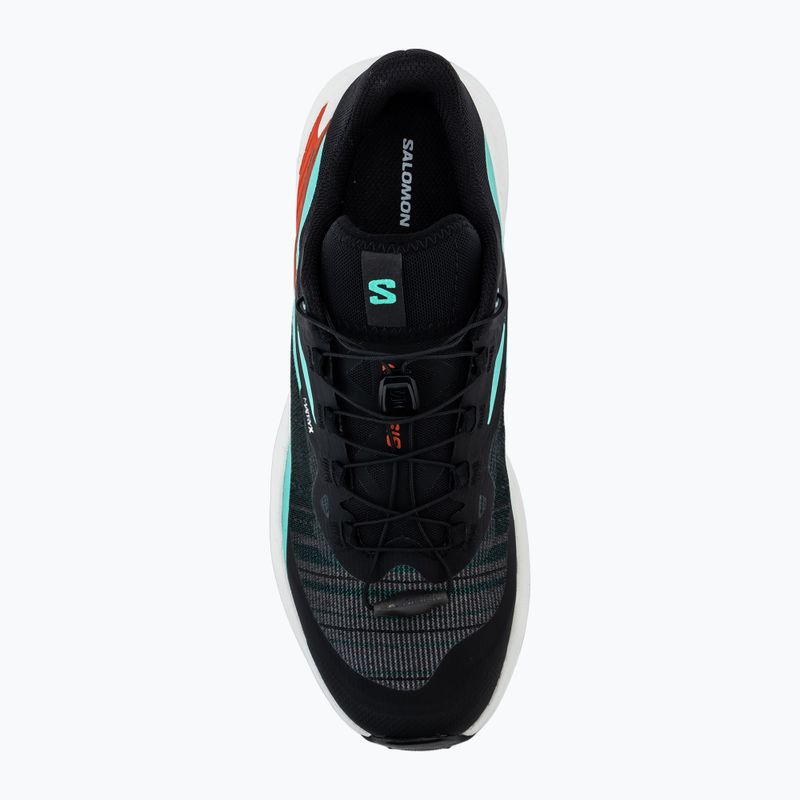Buty do biegania męskie Salomon Genesis bay/electric green/cherry tomato 5