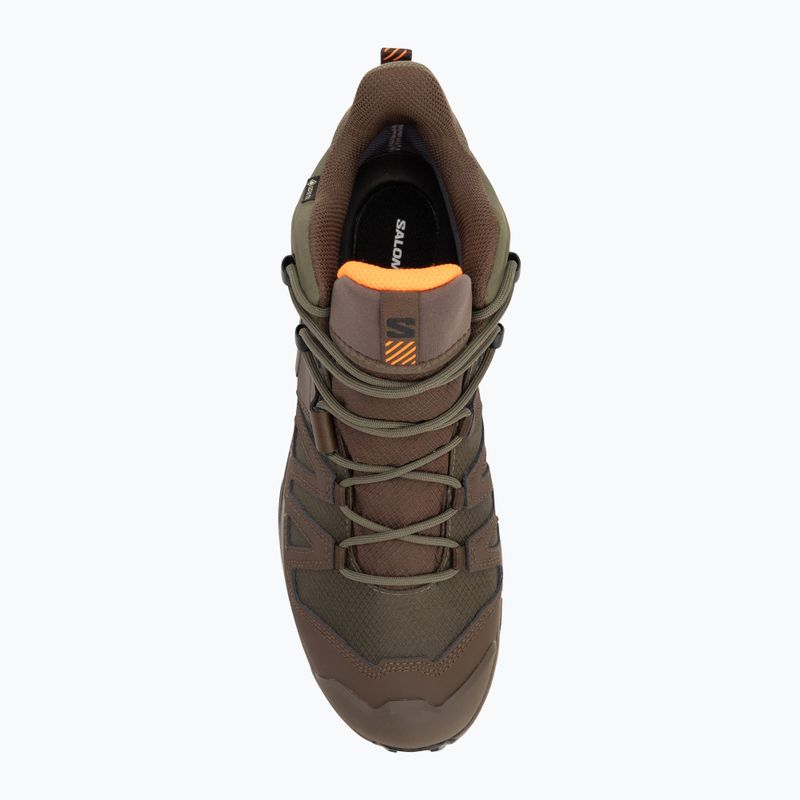 Buty trekkingowe męskie Salomon X Ultra Tracker GTX green/earth brown/sharkskin 5