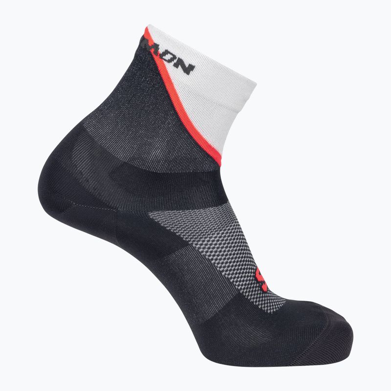 Skarpety Salomon Pulse Ankle icicle/nine iron/neon flame