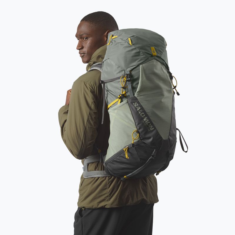 Plecak turystyczny męski Salomon Aerotrek 40 l M-L sedona sage/seagrass/nine iron 4