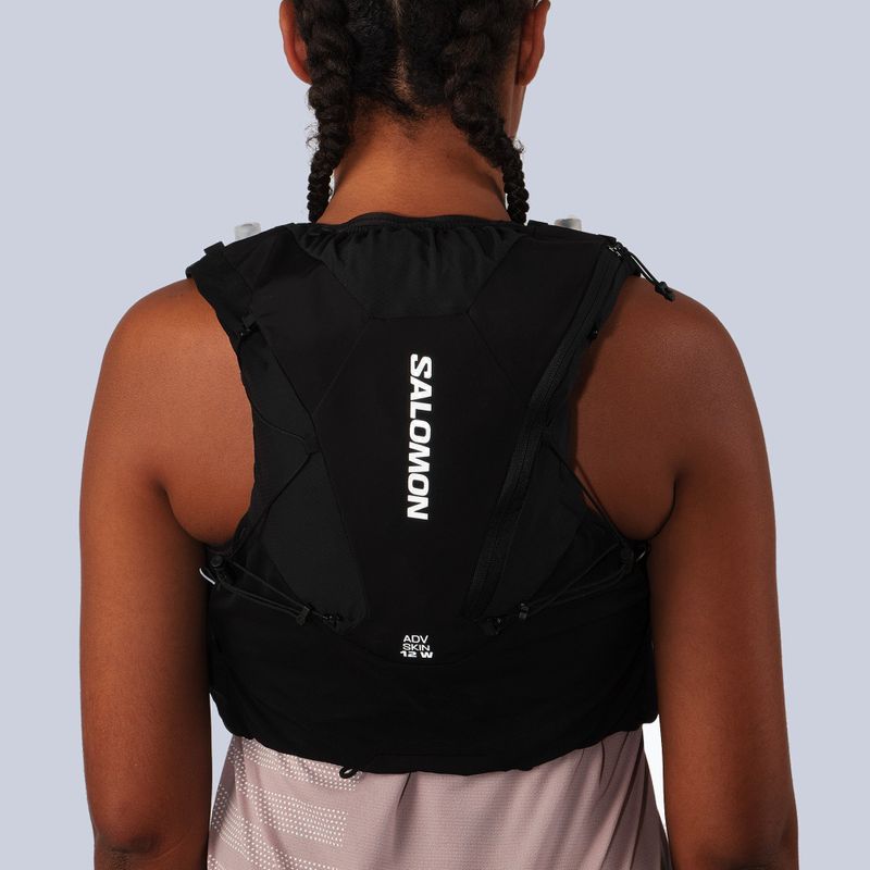Kamizelka do biegania damska Salomon ADV SKIN 12 Set black/asphalt new 9