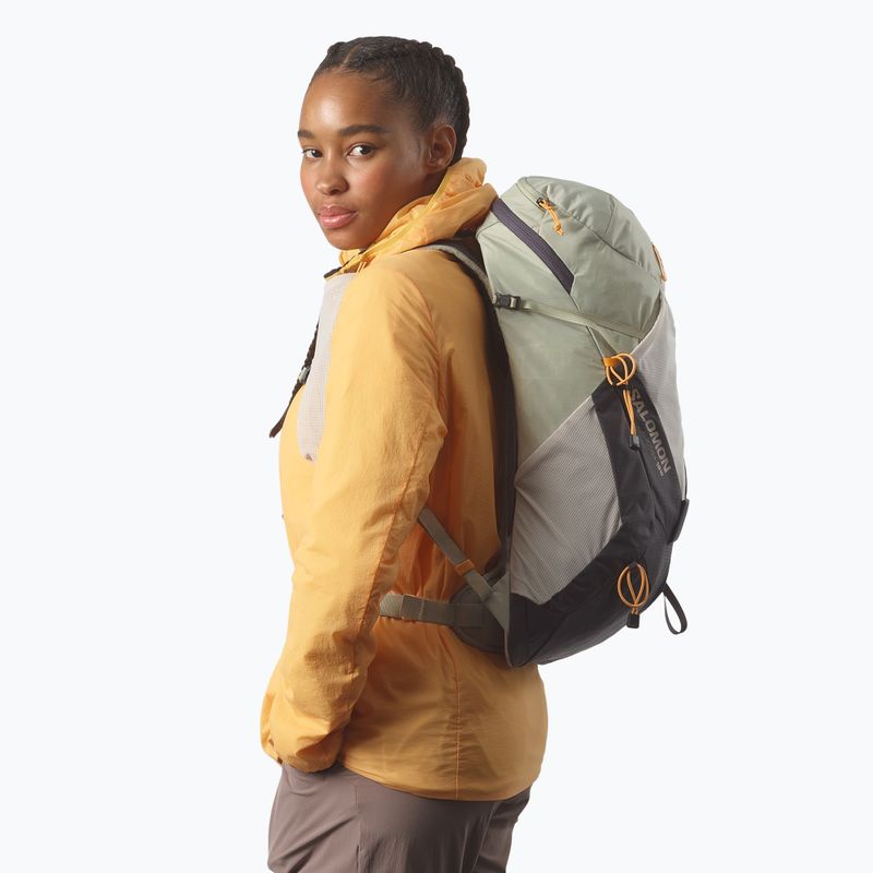 Plecak turystyczny damski Salomon Aerotrek 18 l S-M seagrass/silver cloud/nine iron 4