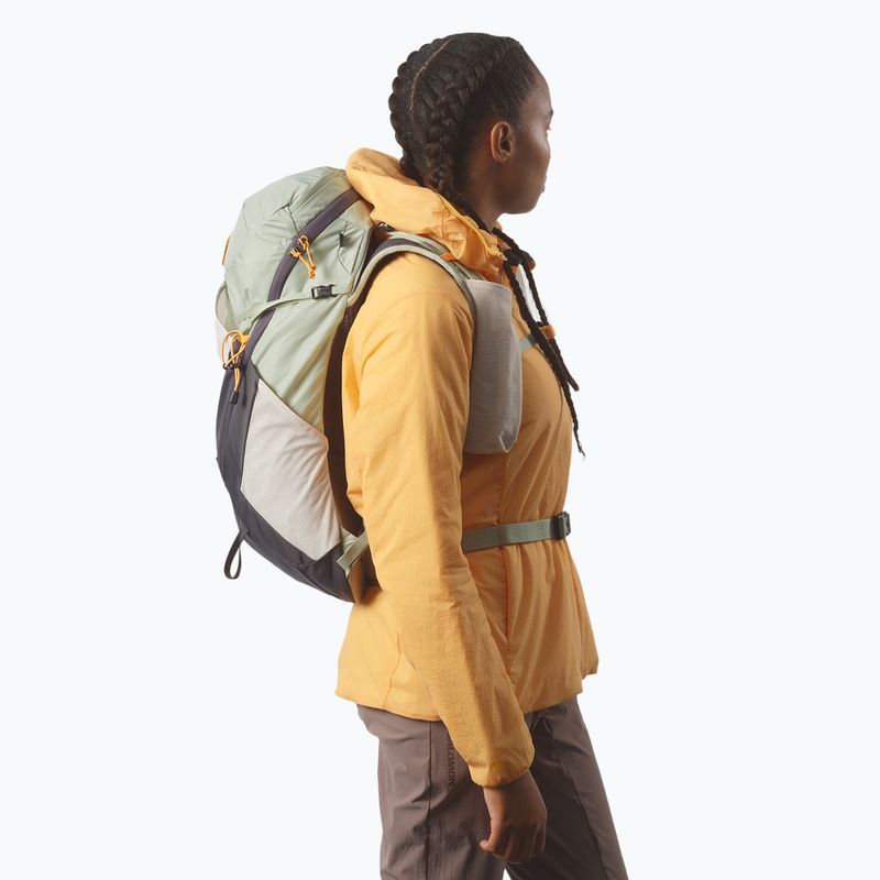Plecak turystyczny damski Salomon Aerotrek 18 l S-M seagrass/silver cloud/nine iron 6