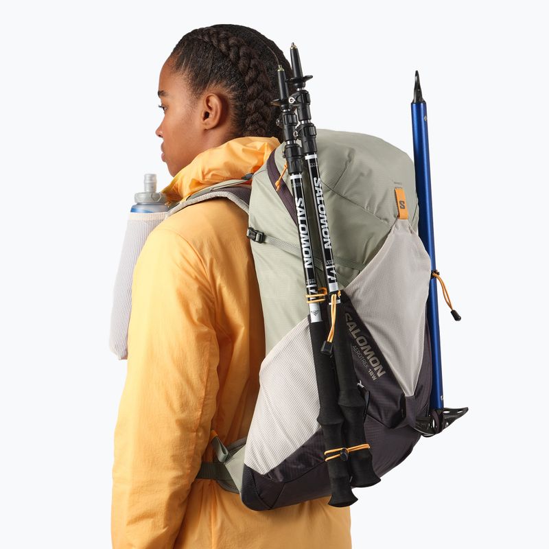 Plecak turystyczny damski Salomon Aerotrek 18 l S-M seagrass/silver cloud/nine iron 7