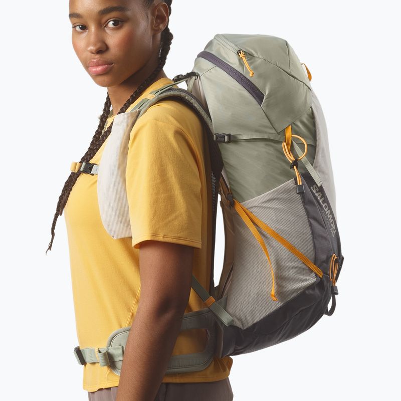 Plecak turystyczny damski Salomon Aerotrek 28 l S-M seagrass/silver cloud/nine iron 4