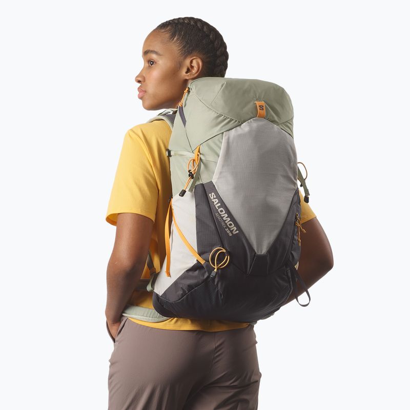 Plecak turystyczny damski Salomon Aerotrek 28 l S-M seagrass/silver cloud/nine iron 6