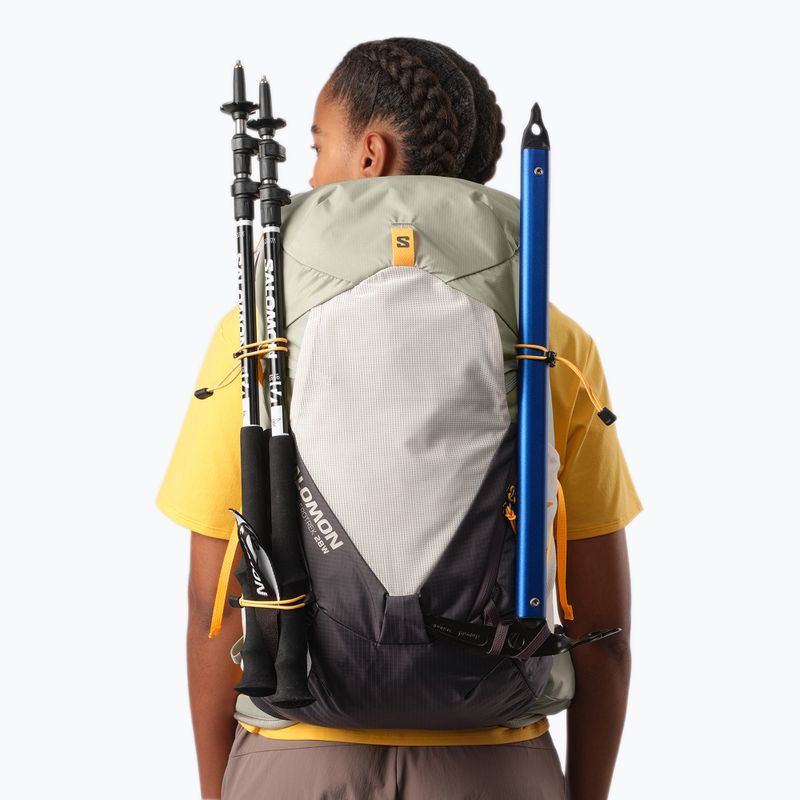 Plecak turystyczny damski Salomon Aerotrek 28 l S-M seagrass/silver cloud/nine iron 7