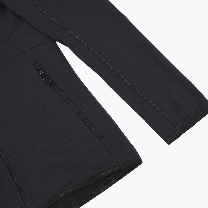Bluza polarowa damska Salomon Lightwarm Full Zip deep black 8