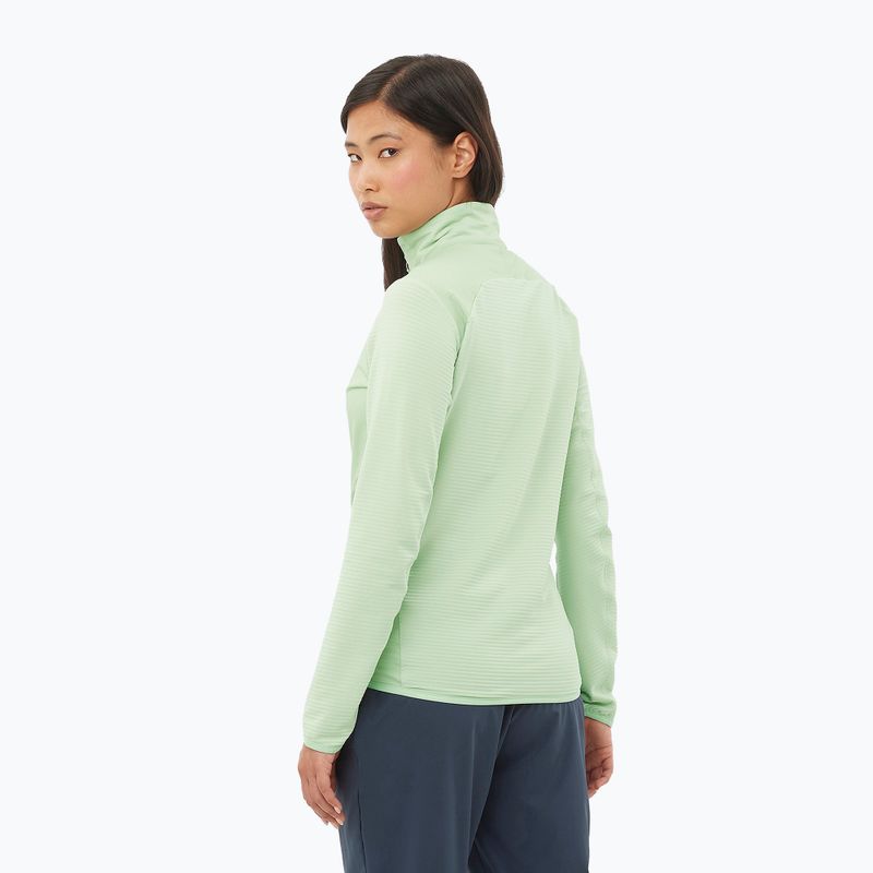 Bluza trekkingowa damska Salomon Sntial Lightwarm Hybrid sea foam 2