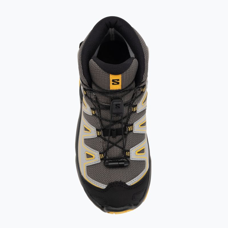 Buty trekkingowe dziecięce Salomon X Ultra Mid GTX castlerock/black/spicy/mustard 5