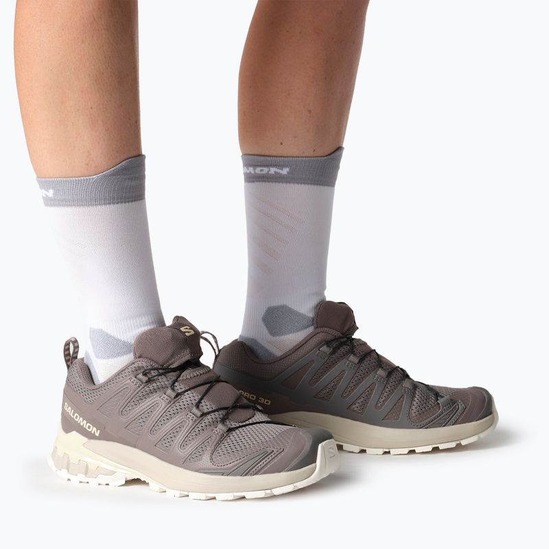 Buty do biegania damskie Salomon XA Pro 3D V9 plum kitten/oxford tan/tender peach 8