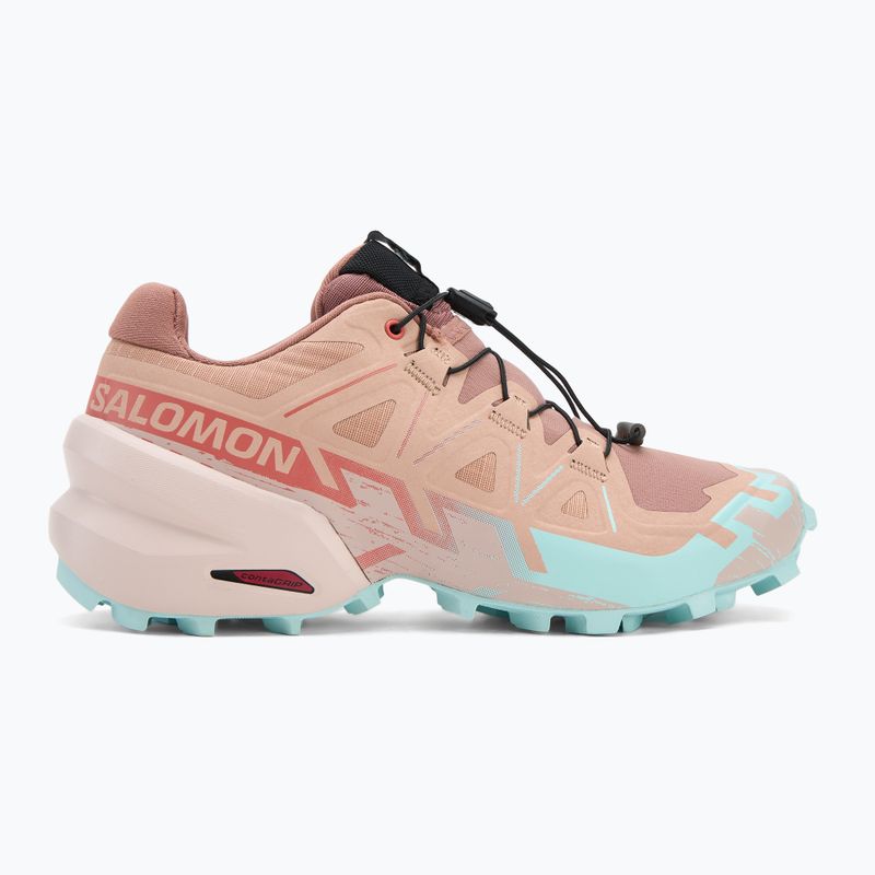 Buty do biegania damskie Salomon Speedcross 6 mahogany rose/hushed violet/iced aqua 2