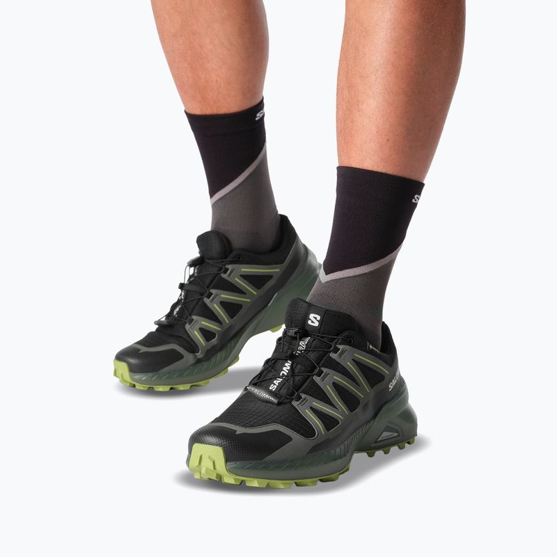 Buty do biegania męskie Salomon Speedcross Peak GTX black/urban chic/dark citron 9