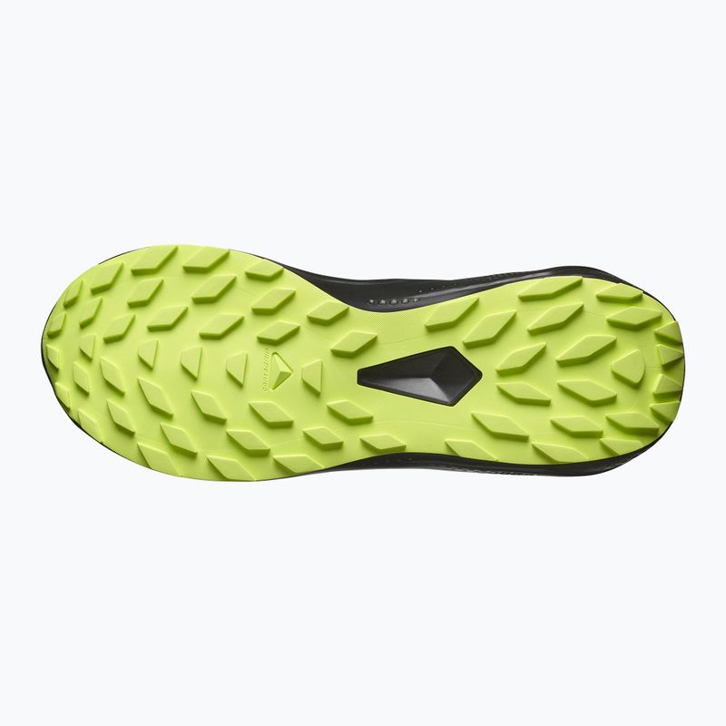 Buty do biegania męskie Salomon Alphaglide GTX black/alloy/sharp green 11