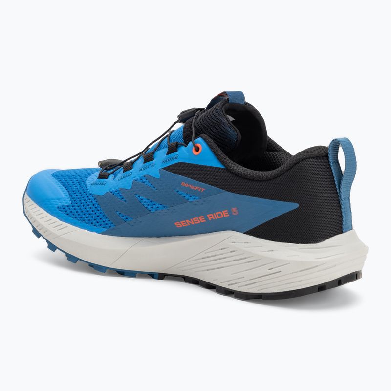 Buty do biegania męskie Salomon Sense Ride 5 french blue/black/dark blue 3