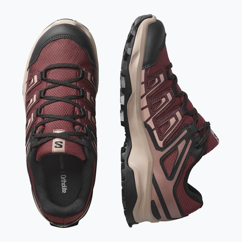 Buty trekkingowe damskie Salomon Extegra GTX henna/run raisin/mahogany rose 12