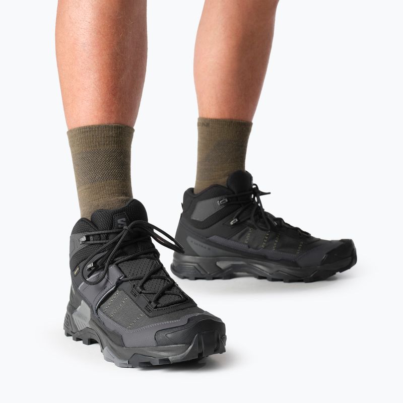 Buty trekkingowe męskie Salomon X Ultra 5 MID GTX black/asphalt/castlerock 8