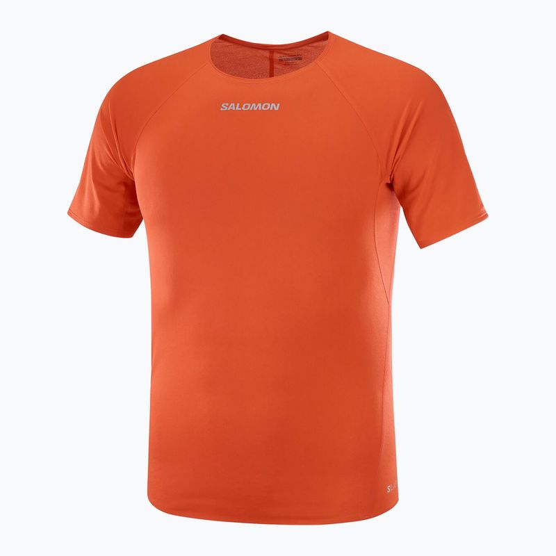 Koszulka do biegania męska Salomon S/Lab Speed Tee flery red 4