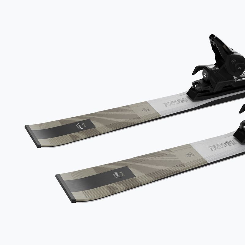 Narty zjazdowe damskie Salomon S/Max N°10 Silver + wiązania M10 GW silver met/light bronze met/black 6
