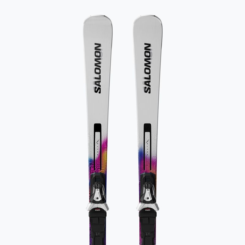 Narty zjazdowe Salomon E Addikt Pro 66 + wiązania MI12 GW whitet/race blue/rhodamine 4