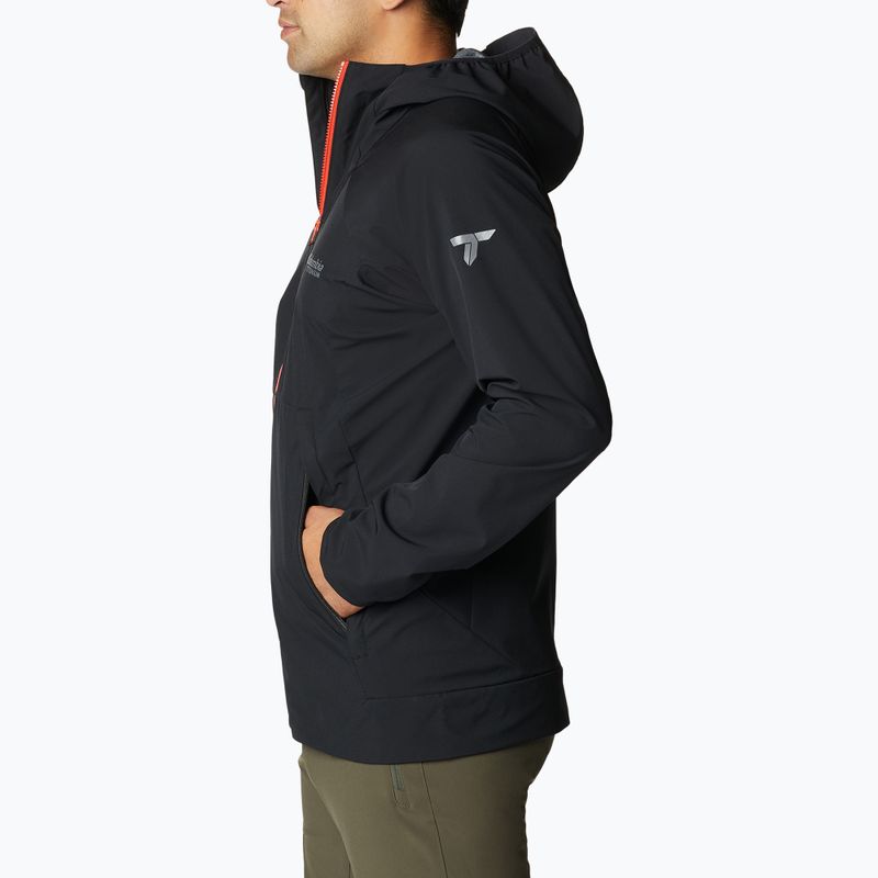 Kurtka softshell męska Columbia Platinum Peak Softshell black 7