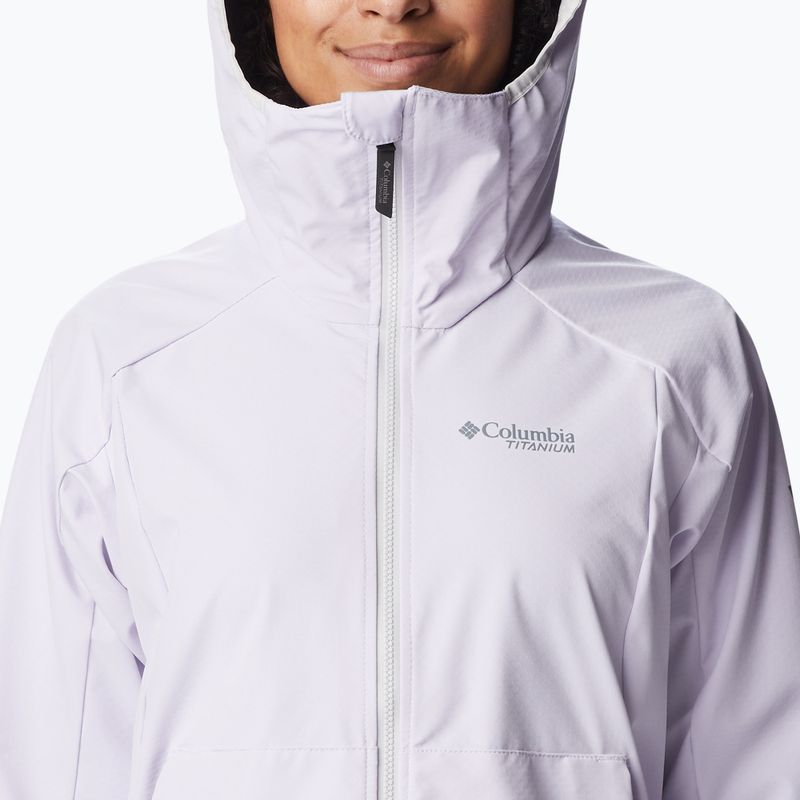 Kurtka softshell damska Columbia Platinum Peak Softshell purple tint 6
