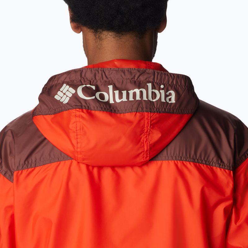 Kurtka przeciwwiatrowa męska Columbia Challenger spicy/light raisin 5