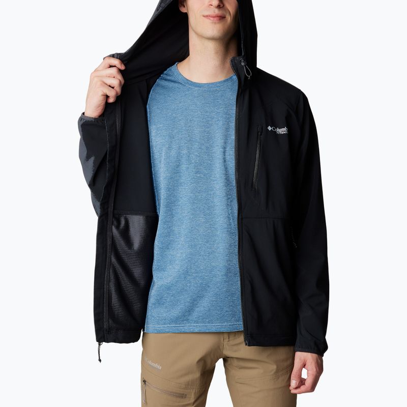 Kurtka softshell męska Columbia Triple Canyon Hooded black 5
