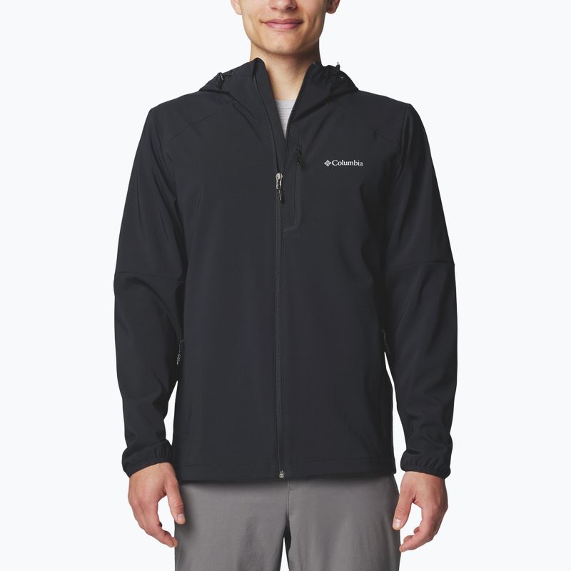 Bluza trekkingowa męska Columbia Tech Softshell Hoodie black